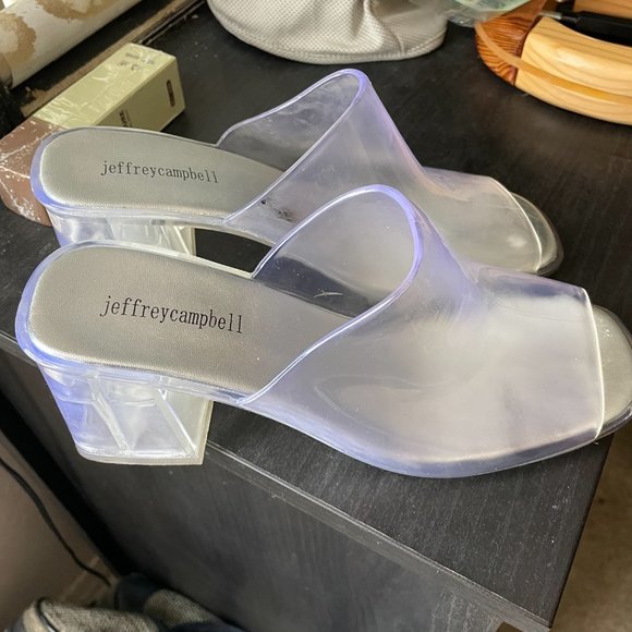 Jeffrey Campbell Petra Mule - Clear - Picture 2 of 7